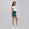 Sweat crop femme sans manches avec poche contrasté et cord stopper - KONTAKT