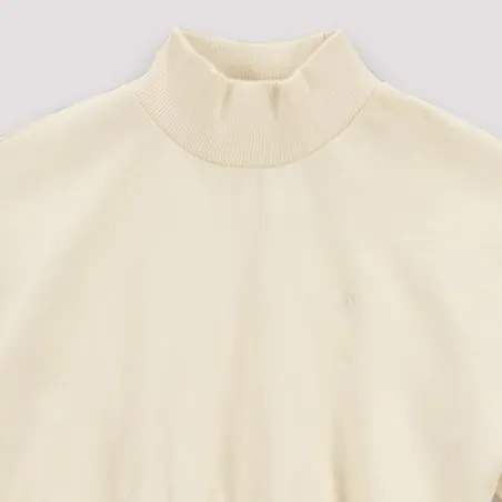 Sweat crop fille avec col cheminée - KONTAKT
