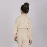 Sweat crop fille avec col cheminée - KONTAKT