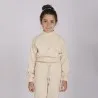 Sweat crop fille avec col cheminée - KONTAKT