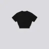 Sweat crop fille manches courtes NICE MOOD - KONTAKT