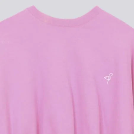 Sweat crop fille manches longues avec broderie - KONTAKT