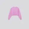 Sweat crop fille manches longues avec broderie - KONTAKT