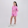 Sweat crop fille manches longues avec broderie - KONTAKT