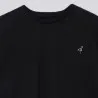 Sweat cropped femme manches courtes avec broderie - KONTAKT