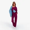 Sweat femme col V avec broderie - KONTAKT