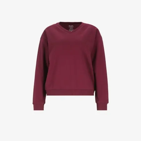 Sweat femme col V avec broderie - KONTAKT