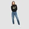 Sweat femme col cheminé QUAD DANS LES DUNES - KONTAKT