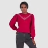 Sweat femme manches bouffantes BANDANA - KONTAKT