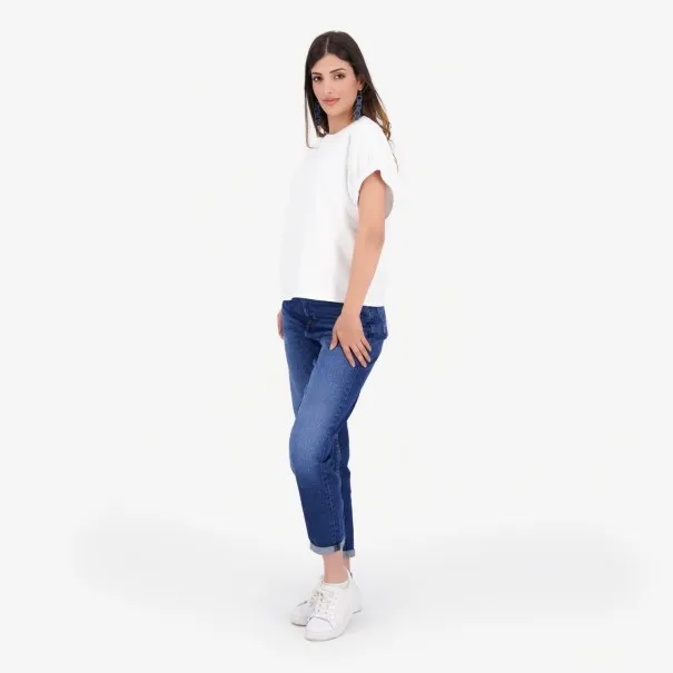 Sweat femme sans manches avec broderie - KONTAKT