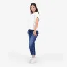 Sweat femme sans manches avec broderie - KONTAKT