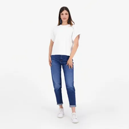 Sweat femme sans manches avec broderie - KONTAKT
