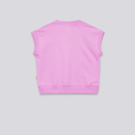 Sweat femme sans manches avec broderie - KONTAKT