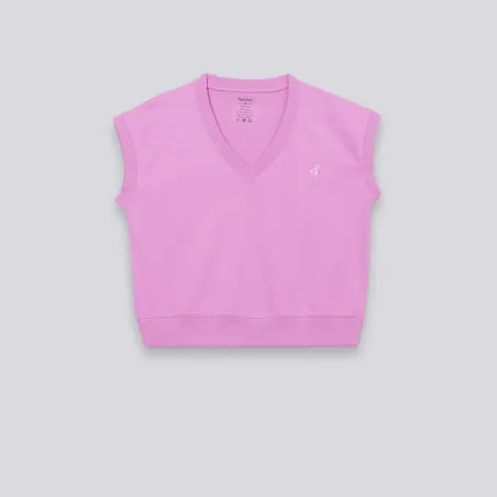 Sweat femme sans manches avec broderie - KONTAKT