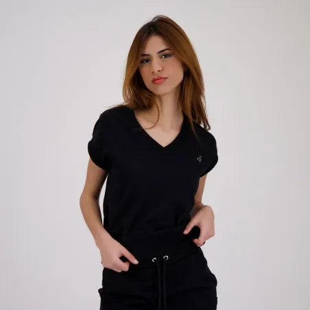 Sweat femme sans manches avec broderie - KONTAKT
