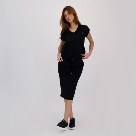 Sweat femme sans manches avec broderie - KONTAKT