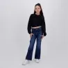 Sweat fille manches longues avec détail galant - KONTAKT