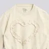 Sweat fille manches longues avec détail galant - KONTAKT