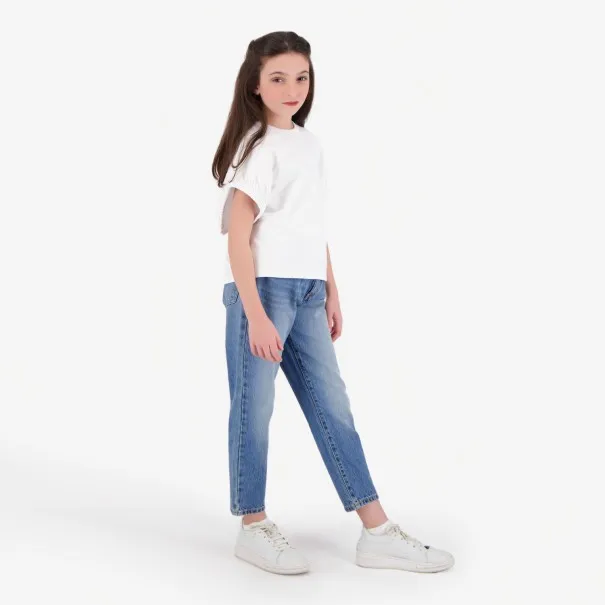 Sweat fille sans manches avec broderie - KONTAKT