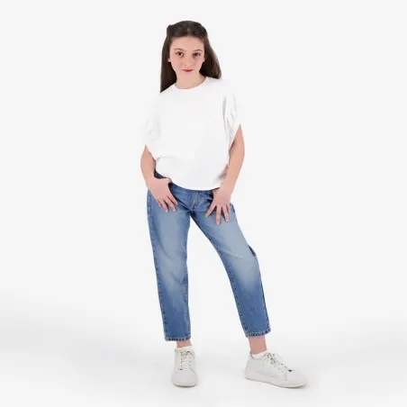 Sweat fille sans manches avec broderie - KONTAKT