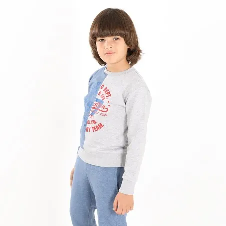 Sweat garçon bi couleur FRIENDS AND FAMILY - KONTAKT