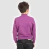 Sweat garçon col cheminé avec broderie - KONTAKT