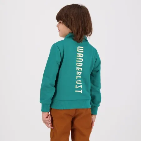 Sweat garçon col haut croisé WANDERLUST - KONTAKT