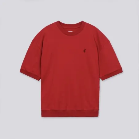 Sweat garçon manches courtes avec broderie - KONTAKT