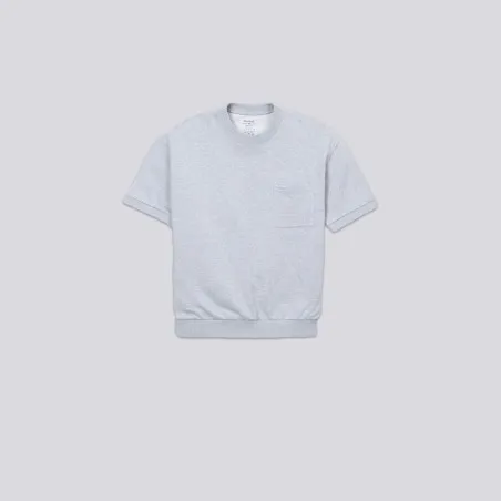 Sweat garçon manches courtes avec poche plaquée - KONTAKT