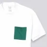 Sweat garçon manches courtes avec poche plaquée - KONTAKT