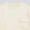 Sweat garçon manches courtes avec poche soufflet - KONTAKT