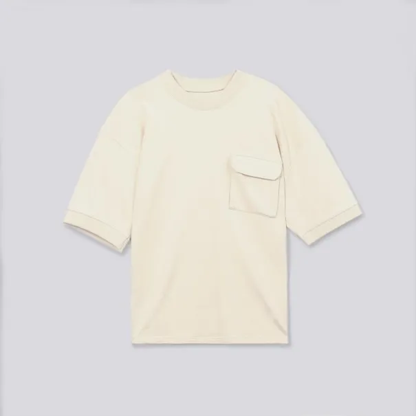 Sweat garçon manches courtes avec poche soufflet - KONTAKT
