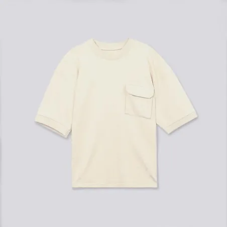 Sweat garçon manches courtes avec poche soufflet - KONTAKT