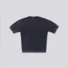 Sweat garçon manches courtes délavé avec logo - KONTAKT