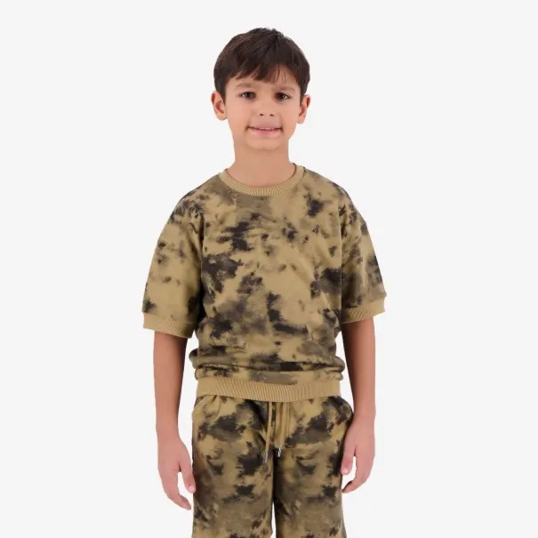 Sweat garçon manches courtes tie & dye - KONTAKT