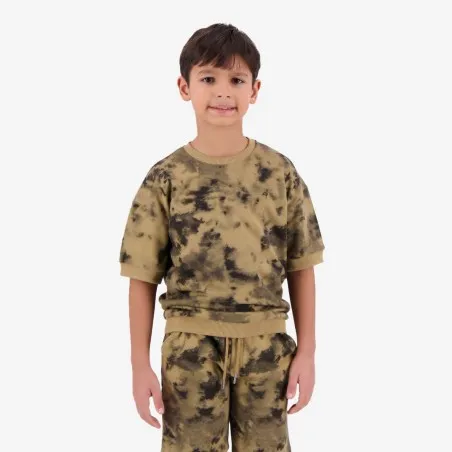Sweat garçon manches courtes tie & dye - KONTAKT