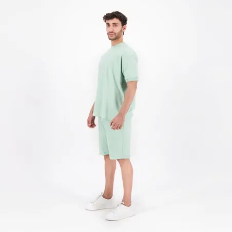 Sweat homme manches courtes avec broderie - KONTAKT