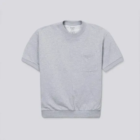 Sweat homme manches courtes avec poche plaquée - KONTAKT