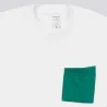 Sweat homme manches courtes avec poche plaquée - KONTAKT