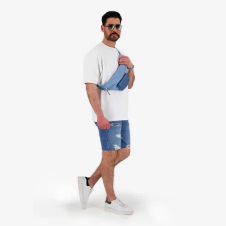 Sweat homme manches courtes avec poche soufflet - KONTAKT