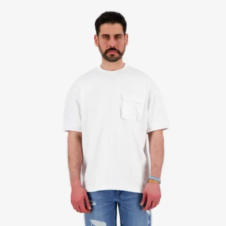 Sweat homme manches courtes avec poche soufflet - KONTAKT