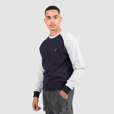 Sweat homme manches raglan avec broderie - KONTAKT