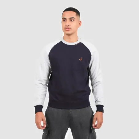 Sweat homme manches raglan avec broderie - KONTAKT