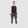 Sweat homme manches raglan avec broderie - KONTAKT