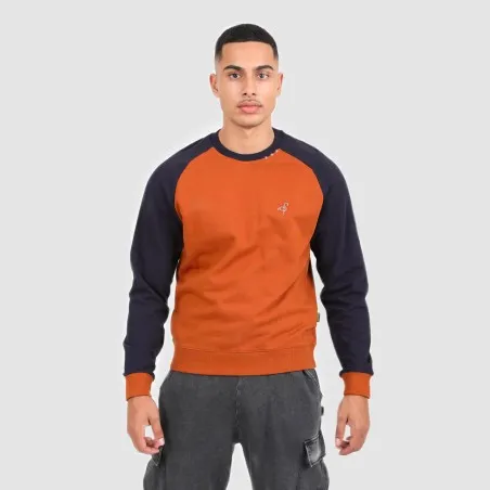 Sweat homme manches raglan avec broderie - KONTAKT