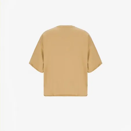 Sweat oversized femme manches courtes avec broderie - KONTAKT