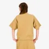 Sweat oversized femme manches courtes avec broderie - KONTAKT