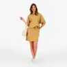 Sweat oversized femme manches courtes avec broderie - KONTAKT