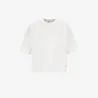 Sweat oversized femme manches courtes avec broderie - KONTAKT
