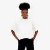 Sweat oversized femme manches courtes avec broderie - KONTAKT